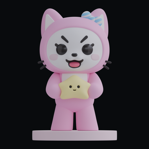 🐱 WDZY CABBIT ITZY KPOP・ STL File for 3D printing・Cults