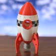 3.png Cartoon Rocket - No painting required
