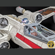 6_sqr.png X-Wing mit LEDs und drehbarem R2-D2-Kopf