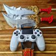 20230401_232506.jpg God Of War Kratos Blade of Chaos Controller Stand Playstation PS4 PS5| Xbox
