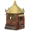 Bird-House-3-Front-v1.png STL file Bird House 3・3D print design to download, Upcrid