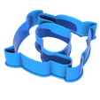 Dolphin-sandwich-cutter-v3.png STL file DOLPHIN AND HEART SANDWICH- BREAD - CHEESE - FRUIT - EATS - CUTTER・3D print design to download