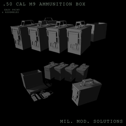 50-cal-box-NEU.png .50 CAL M9 ammunition box of the German Armed Forces