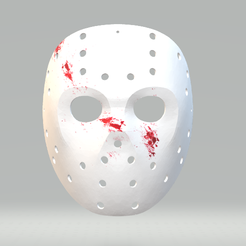 1.png Бесплатный STL файл Jason mask Friday the 13th film・3D-печать объекта для загрузки