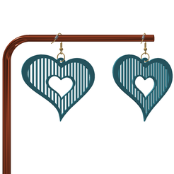 Screenshot-2023-05-08-205525.png STL file HEART EARRINGS・3D print object to download