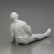 3DG10010.jpg 3D file A soldier who fell after a strong battle and is waiting for help・3D print design to download