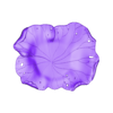 Circle base lotus leaf.stl Download STL file DRIED LOTUS LEAF WITH CIRCLE AND RECTANGLE BASE • 3D print design, xinpha09dt2