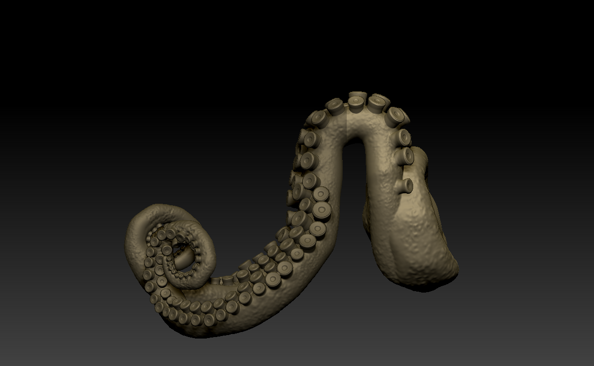 Screenshot_10.png 3D file Lovecraft Tentacles Creature Holder・3D printable model to download, PaburoVIII
