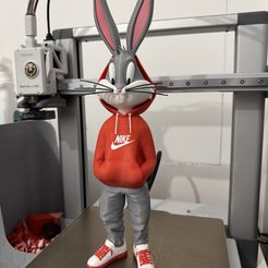Bugs bunny urban vibes Fan art (multiparts/3mf)