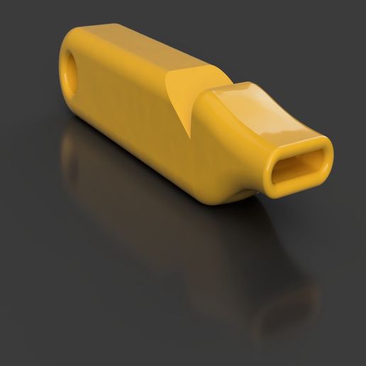 Small and minimalist whistle 3D model