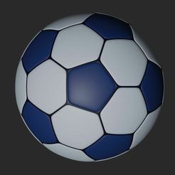 Soccer-ball-3dp-1.jpg Fichier STL Ballon de football・Design pour imprimante 3D à télécharger