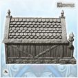 5.jpg Medieval house with large awning on platform and access staircase (15) - Medieval Gothic Feudal Old Archaic Saga 28mm 15mm RPG