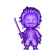 tanjiro.stl Demon Slayer (Kimetsu no Yaiba) - Colección completa de Chibi Hashira y Demonios | Pack de 10 figuras 3D de personajes STL