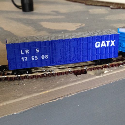 🔢 GATX 50' Excess Height Boxcar N Scale Multicolor 14 Road Numbers・ STL ...