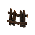 model-1.png Wooden fence no.2