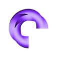 4_section_cross_section_75_B_v0.STL Dual Material - torus with spiraling cross section