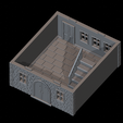 House-4-LD-scene-4.png WWII Tabletop Terrain Set 28mm scale (3D Printable Files) - Based on real buildings from Carentan, France