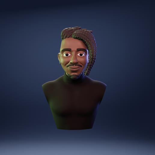 Tosin Abasi 3D model