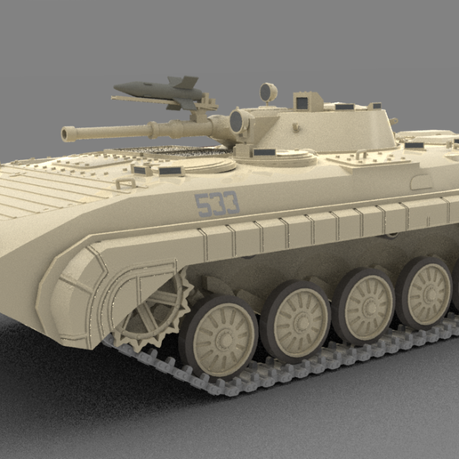 🎲 BMP 1F infantry fighting vehicle・Free STL File for 3D printing・Cults