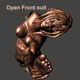 torso open04.jpg STL-Datei Elfenballett Serie 5 - von SPARX kostenlos・3D-Druck-Modell zum herunterladen