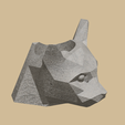 IMG_0362.png Low poly cat head vase