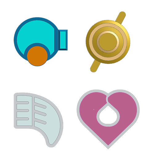 Pokemon's Hoenn Medals for 3D PRINT 3D model