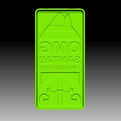 OMGSantaIknowHim-VACUUM-PIECE.jpg OMG SANTA BATH BOMB MOLD