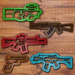 Todo.png Gun cookie cutter set