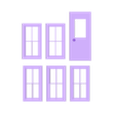 Spencer Building Doors and Windows.stl HO Scale brick commercial building "The Spencer Building"