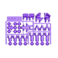 mini13 frame runner.stl MINI 13 Printable Jointed Figure