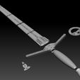 Preview16.jpg Geralt Steel Sword - Netflix Version 3D print model