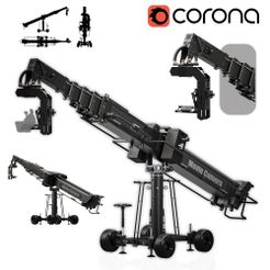 Preview.jpg 3D file Movie crane camera black・Model to download and 3D print, ONModel