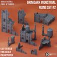 MMF_Set2.jpg Grimdark Industrial Ruins Set #2