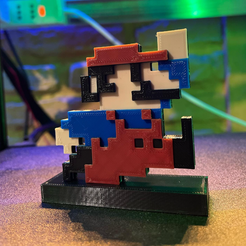 Screenshot_3.png STL file Mario Bros 8Bit - Figure - Collectible・3D print object to download