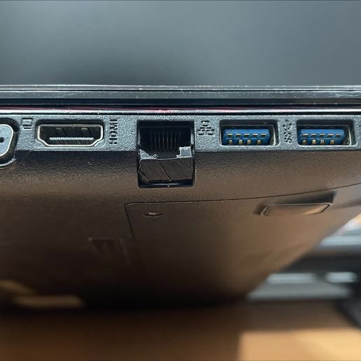 Asus K550V LAN cover 3D model