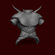 Low Poly Render 01.png Tibia Demon Armor - KeyChain Miniature