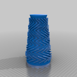 Zig_Zag_Vase.png Free STL file Zig Zag Vase・3D printer model to download, 3DPrintBunny