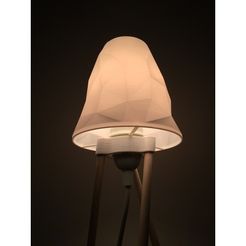9b8675e504fc4373872c04845ee238e7_preview_featured.JPG Free OBJ file Dowel Lamp with low poly shade!・3D printable model to download, wildrosebuilds