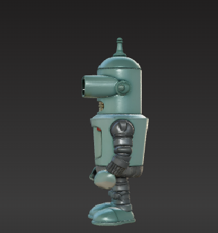 🤖 Chibi bender Rodriguez Futurama Figurine・ STL File for 3D printing・Cults