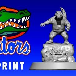the-florida-gators-football-wood-cnc-3d-model-obj-stl.jpg The Florida Gators football - Wood CNC 3D print model
