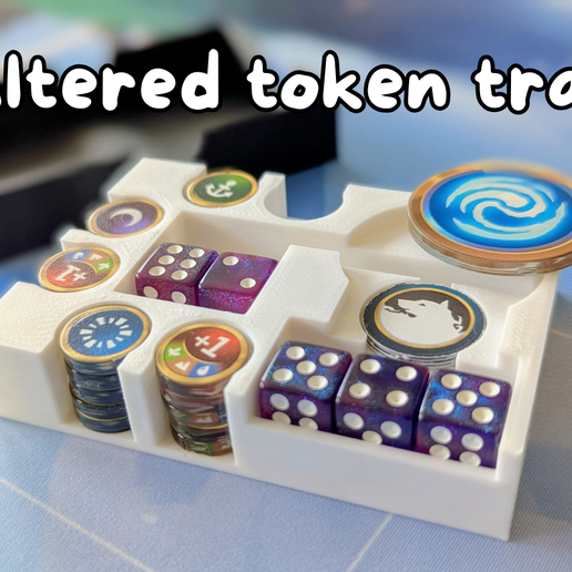 Altered token tray/holder