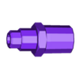 Parker Male Connector 48F 48F-4-4.obj Parker Male Connector 48F Series