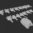 Predator-Turrets-Pic-1.png Tanque minúsculo modular de 15 mm MBT predatório