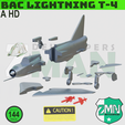 X.png ENGLISH ELECTRIC LIGHTNING dual seater pack (T4, T5, T55)