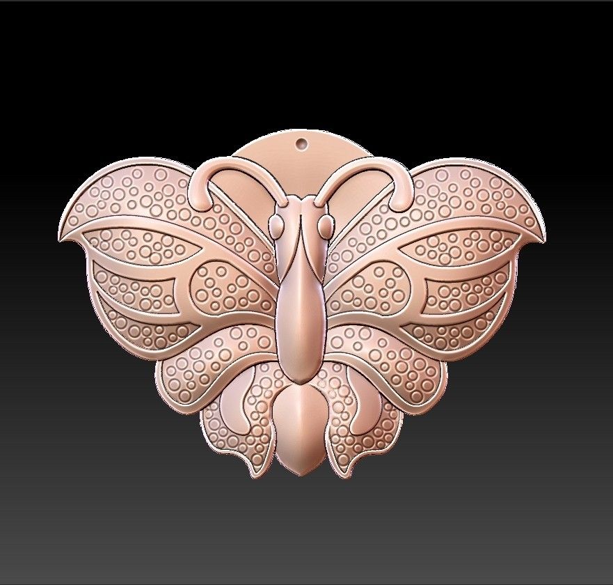 butterfly_artistic4.jpg Download free STL file butterfly • 3D printing model, stlfilesfree