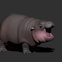3D printing Desktop Moo Deng • made with Bambu A1 Mini・Cults