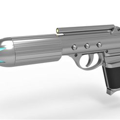 1.jpg 3D file Standard issue agent sidearm J2 from the movie Men in Black・3D printer model to download, CosplayItemsRock