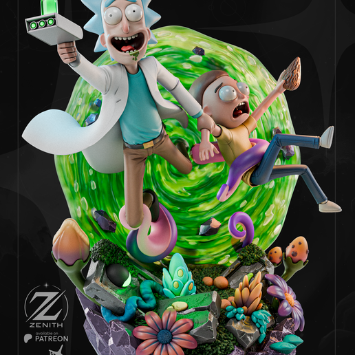 RICK AND MORTY 3D PRINT