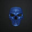 Fragment1.png DIGITAL Hockey Skull Mask "Fragment", Call of Duty inspired, Ghost mask, File for 3d printing, call of duty operator.