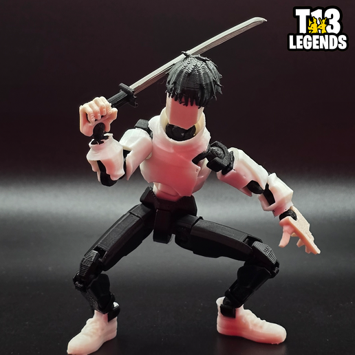 🗡️ Yuta Okkotsu - Jujutsu Kaisen Articulated Figure・ 3MF File